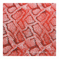 Popular glitter artificial leather fabric with elastic